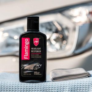 Flamingo headlight restorer Kenya car headlight cleaner polish