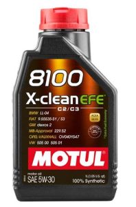 Motul 8100 X-Clean 5W30 EFE 1L Kenya synthetic engine oil