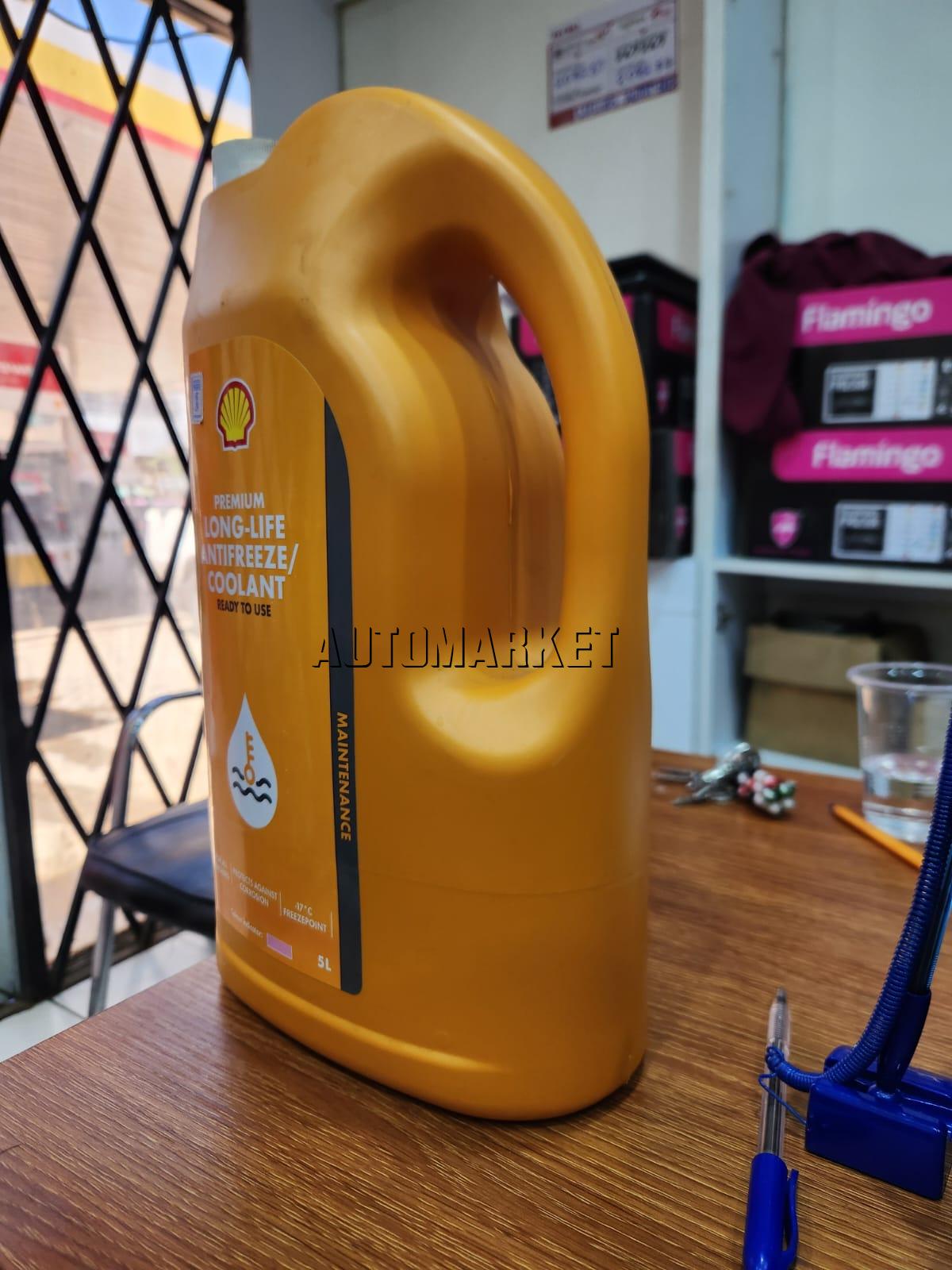 Shell Premium Long Life Antifreeze Coolant Red 5L in Kenya