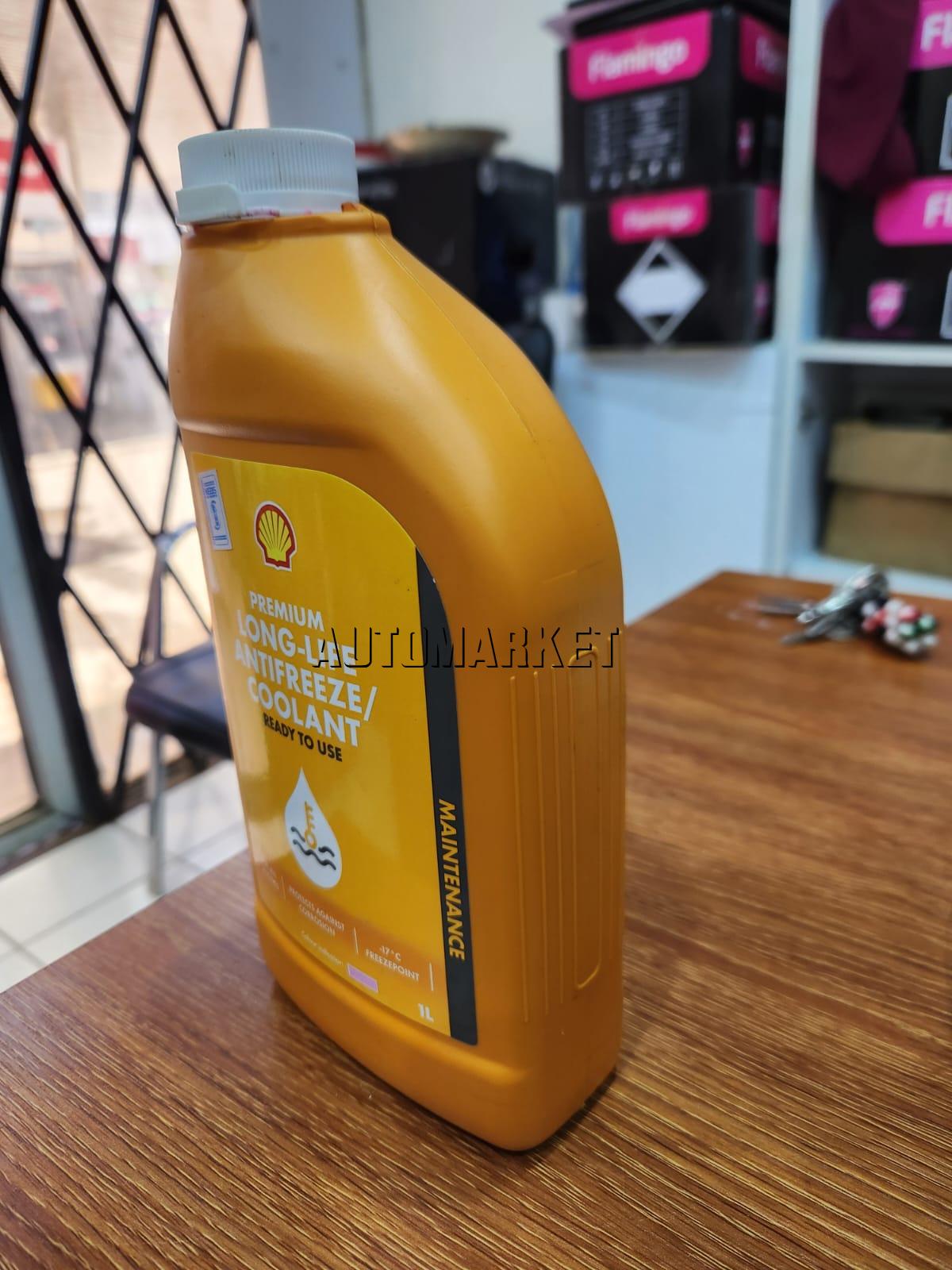 Shell Premium Long Life Antifreeze Coolant Red 1L in Kenya
