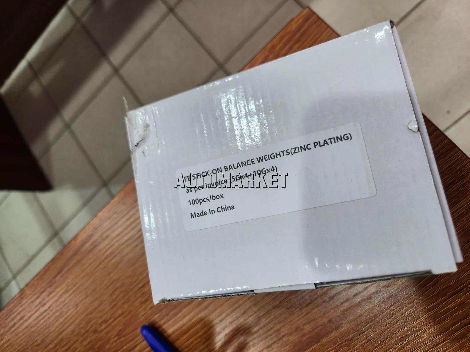 FE Stick-On Balance Weights Zinc Plated 100pcs/Box (China) in Kenya