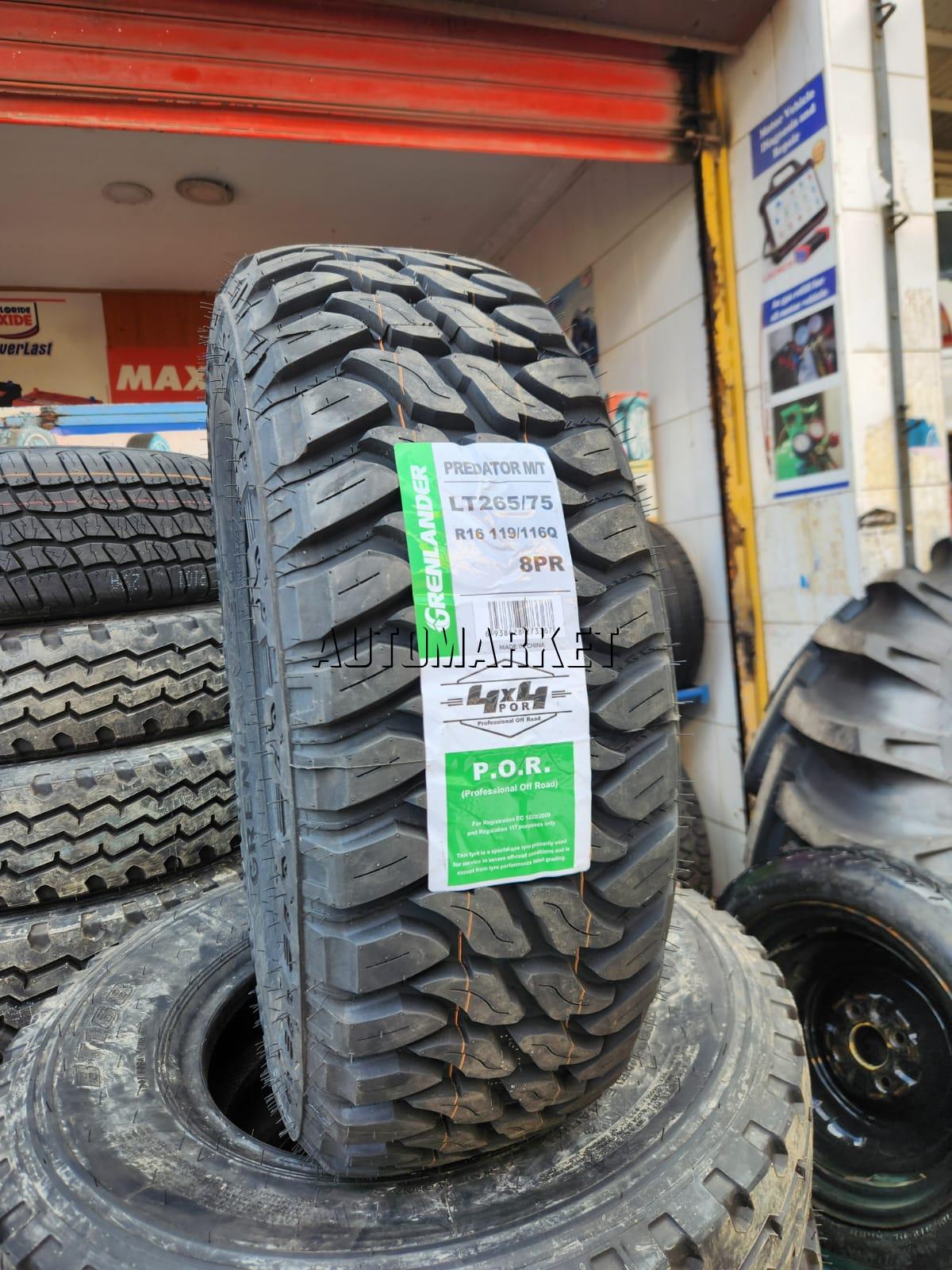 265/75R16 Grenlander Predator M/T Tyre in Kenya