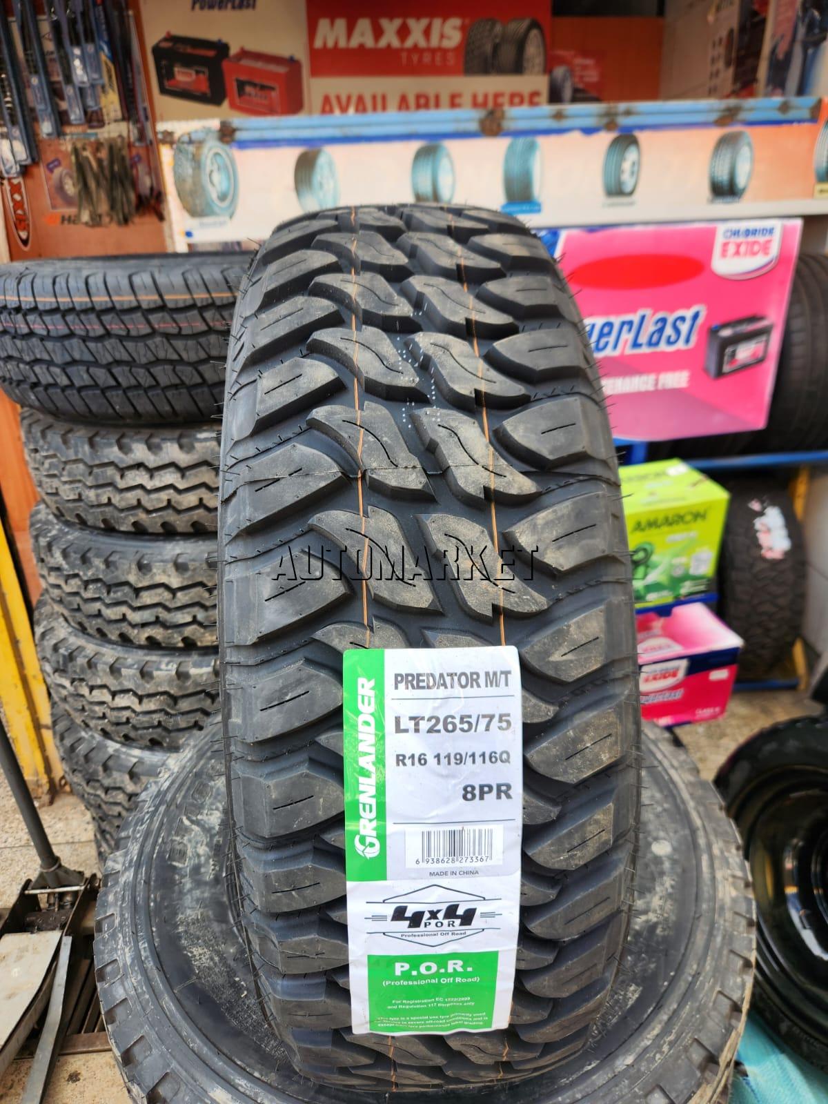 265/75R16 Grenlander Predator M/T Tyre in Kenya