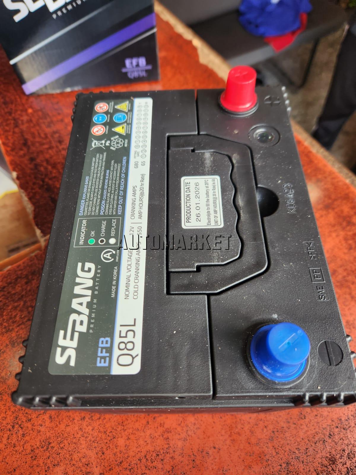 Sebang EFB Q85L Car Battery (Start-Stop) Korea
