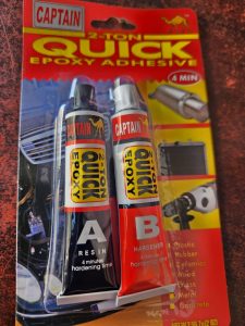 Captain 2-TON quick epoxy adhesive for automotive and industrial repairs in Kenya
