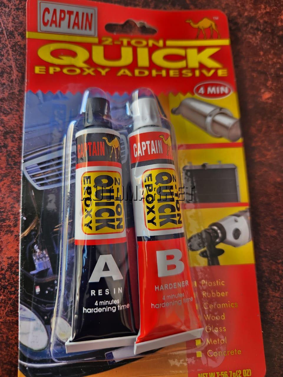 Captain 2-TON Quick Epoxy Adhesive