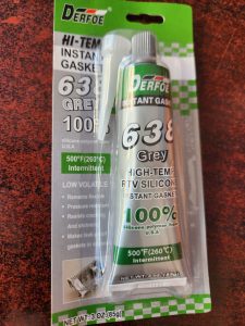 DERFOE Grey Silicone 638 RTV gasket maker silicone sealant 85g in Kenya
