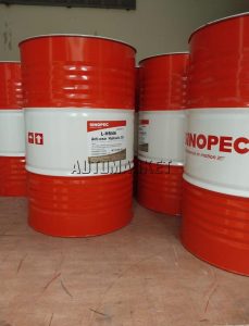 Sinopec L-HM46 Anti-Wear Hydraulic Oil Drum for industrial and hydraulic systems in Kenya