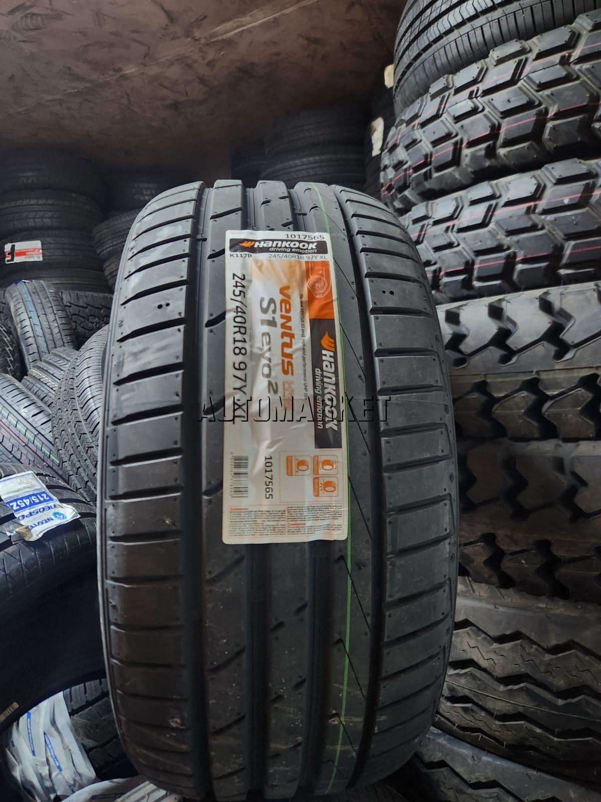245/40R18 Hankook Ventus S1 Evo2 K117B 97Y XL Tyre