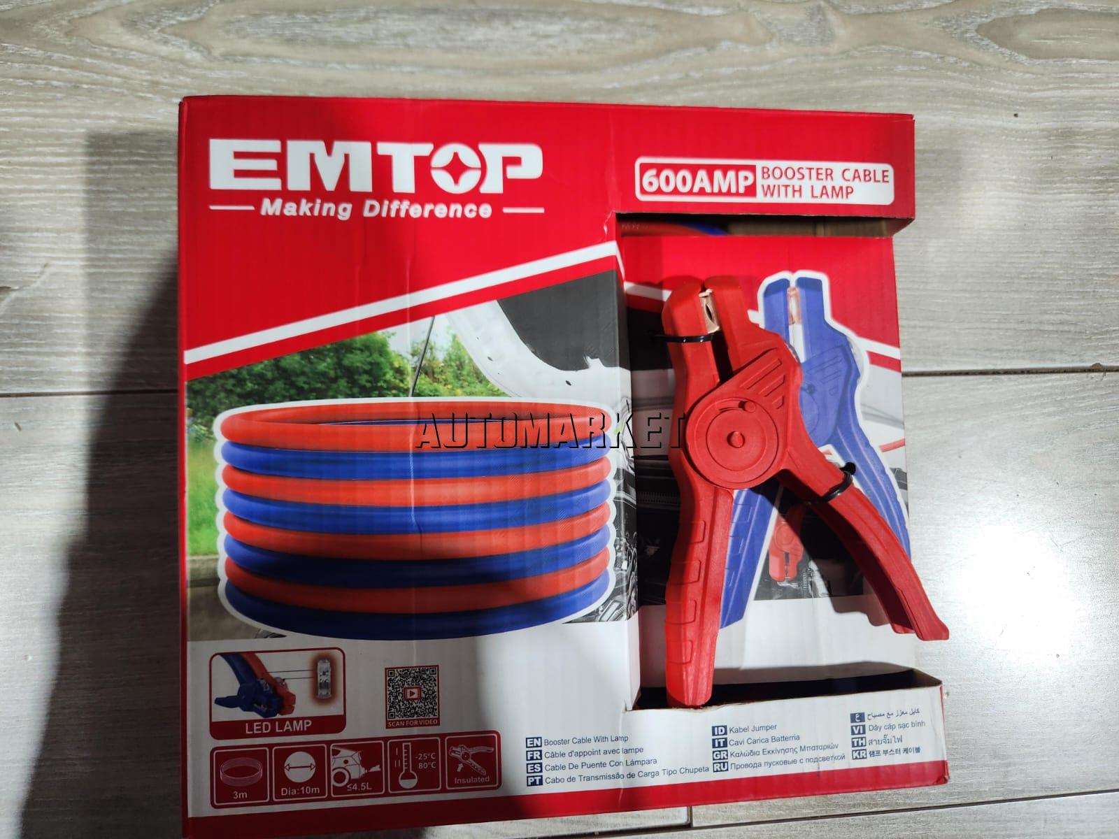 EMTOP 600AMP Booster Cable with Lamp in Kenya
