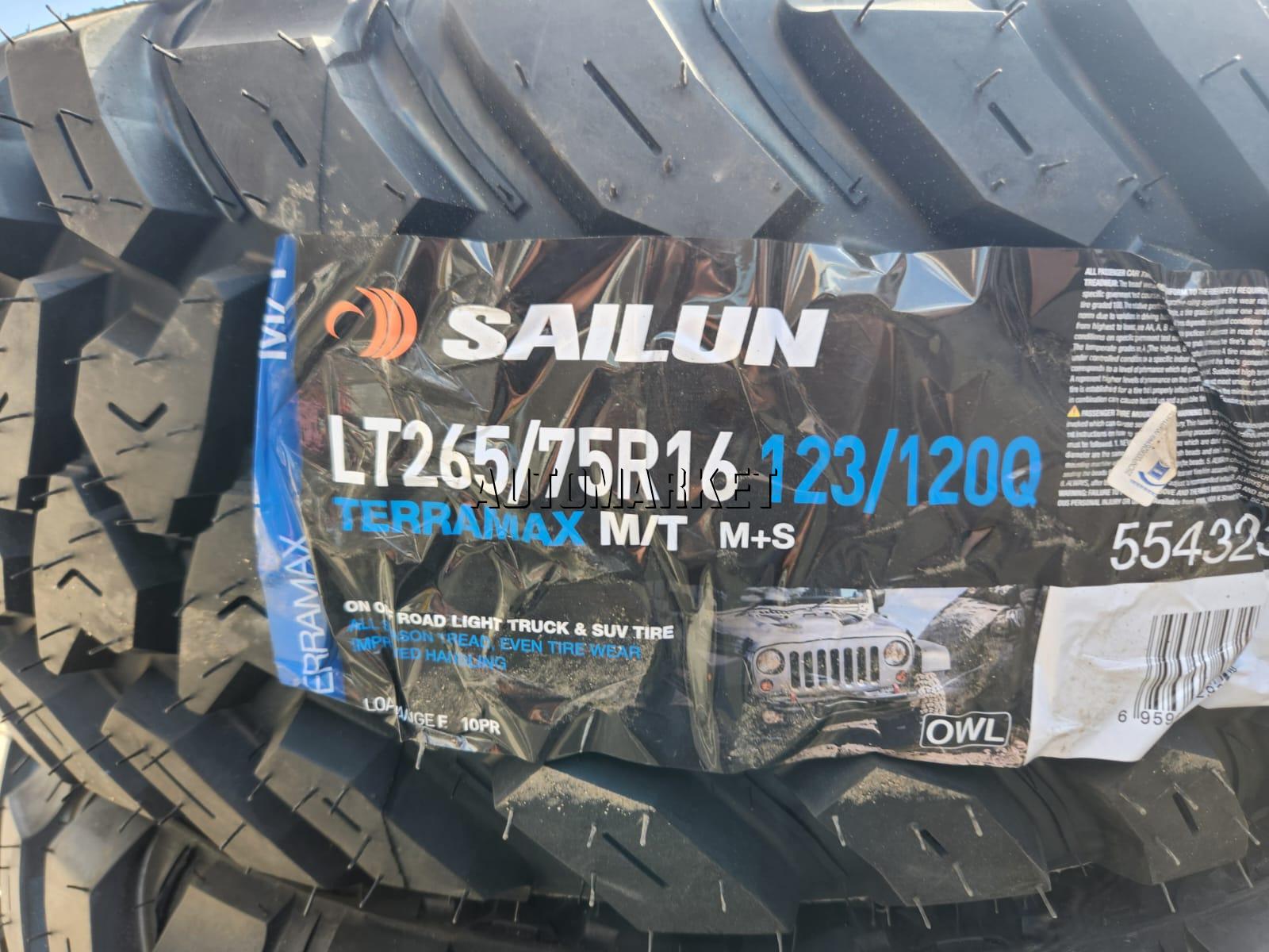 265/75R16 Sailun Terramax M/T Tyre