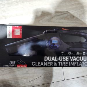 Car Sun Dual Use Vacuum Cleaner & Tyre Inflator