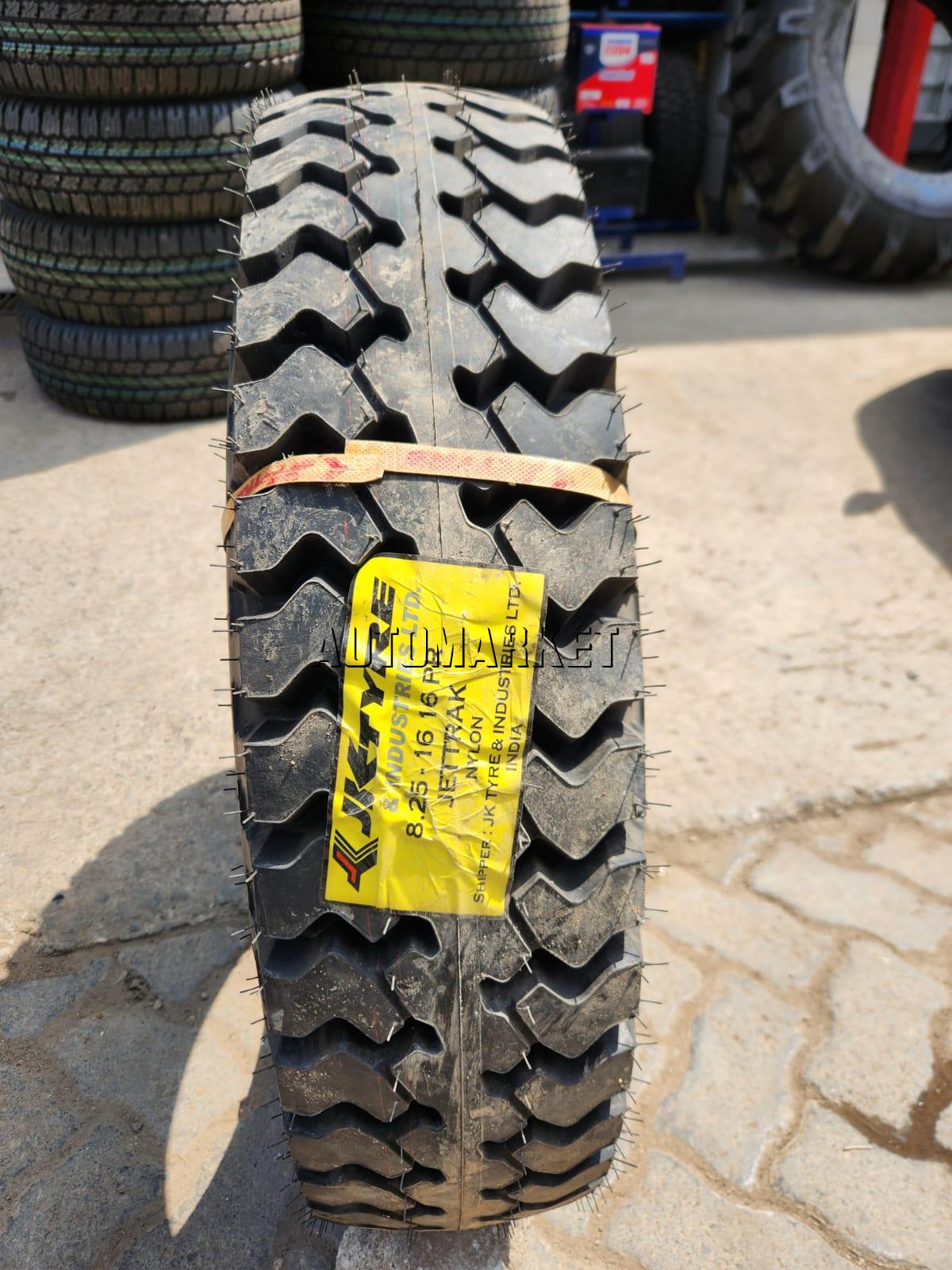 8.25-16 JK Jettrak Tyre 14PR Made in India