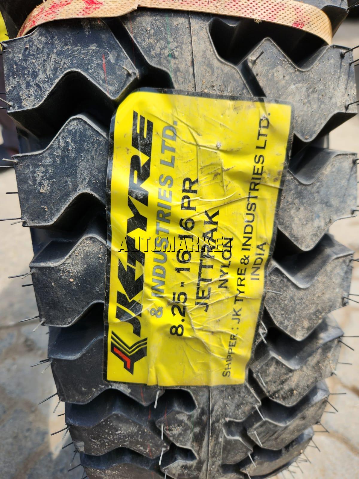 8.25-16 JK Jettrak Tyre 14PR Made in India