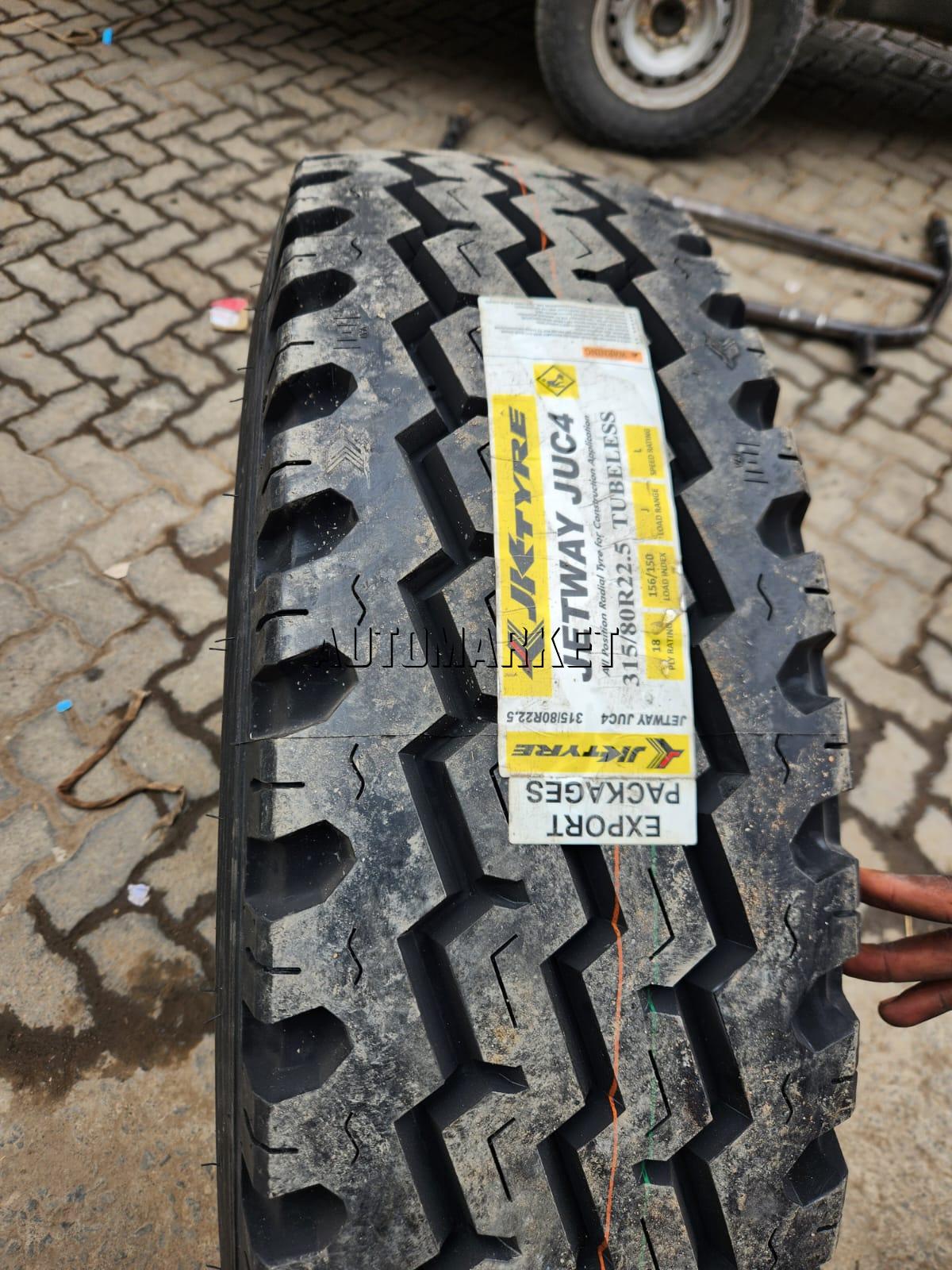 315/80R22.5 JK Jetway Truck Tyre – Made in India