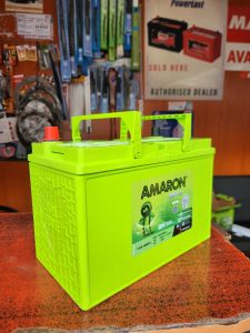 Amaron Onyx T110 EFB 95Ah 850CCA Start-Stop maintenance-free battery made in India.