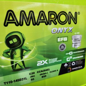 Amaron Onyx T110 EFB Start-Stop Battery 95Ah 850CCA – Made in India