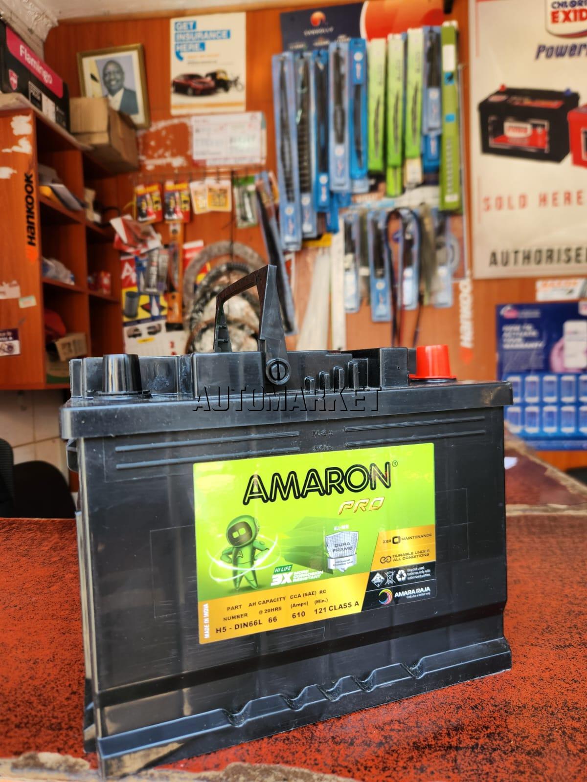 AMARON PRO DIN66L (H5) 66Ah 610CCA Maintenance Free Car Battery