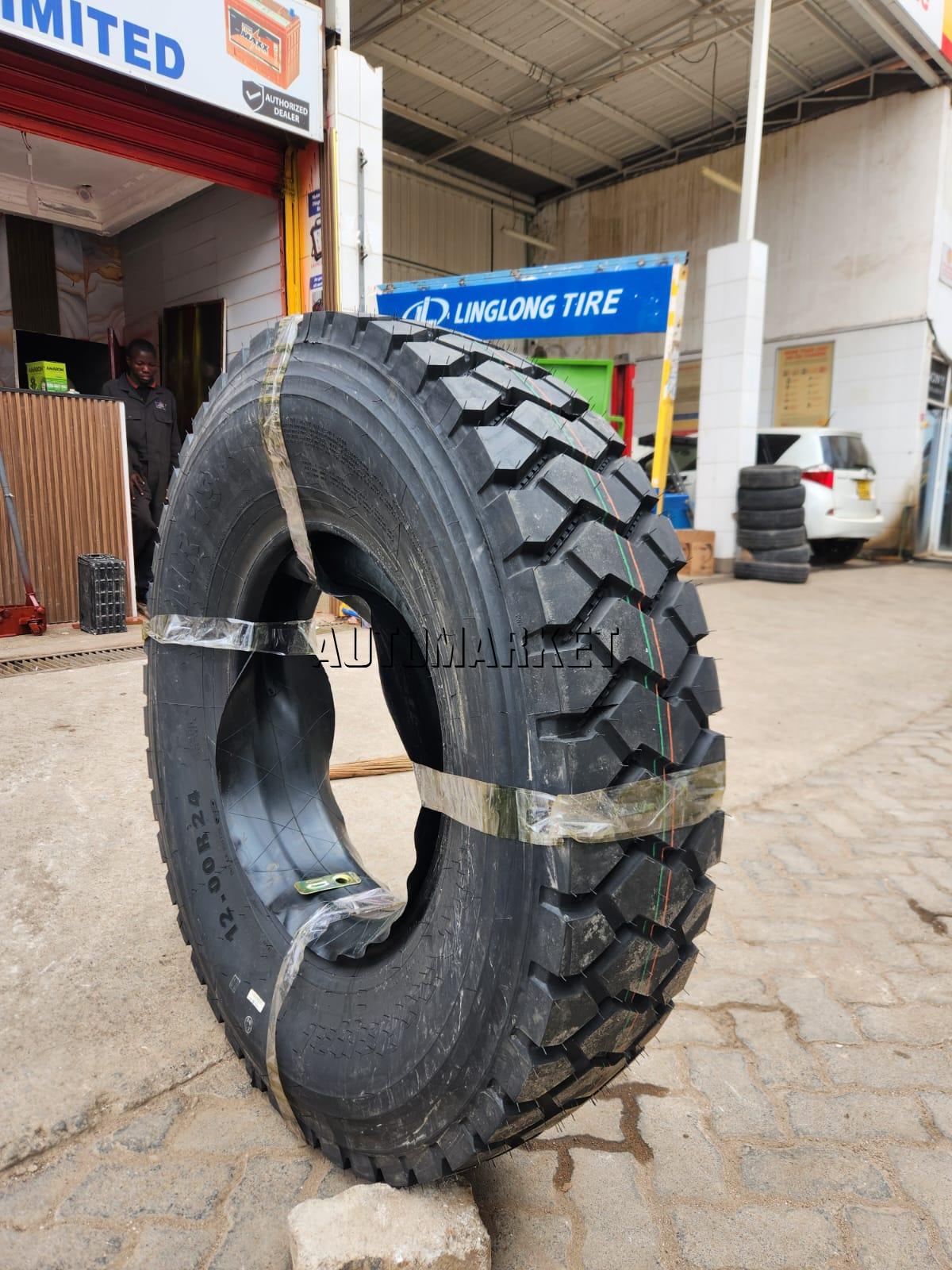 12.00R24 MacRoyal MR19 22PR Heavy Duty Truck Tyre