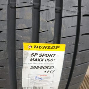 265/50R20 Dunlop SP Sport Maxx 060+ 111Y XL High Performance SUV Tyre