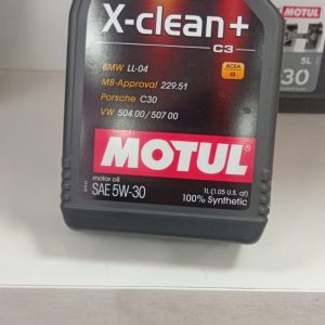 MOTUL 8100 X-clean+ C3 SAE 5W-30 Fully Synthetic Engine Oil 1 Litre