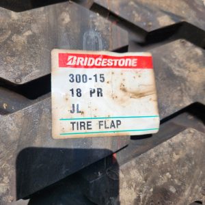 Bridgestone 300-15 18PR JL Solid Lug Forklift Tyre (Tubetype) – Made in Indonesia