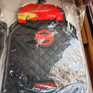 Nissan Universal Rubber Floor Mats Set for 5 Seater Vehicles – Black