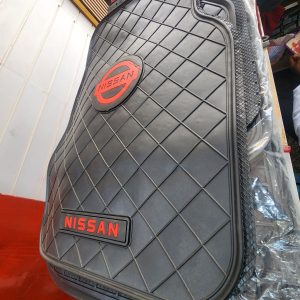 Nissan Universal Rubber Floor Mats Set for 5 Seater Vehicles – Black