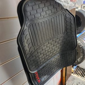 Toyota Universal Rubber Floor Mats Set for 5 Seater Vehicles – Premium Black