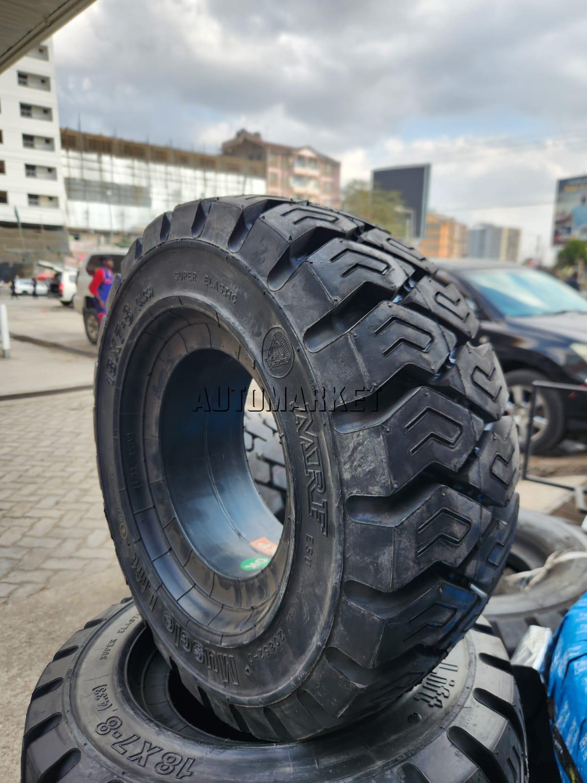MRF 18×7-8 Solid Standard Forklift Tyre – Made in India