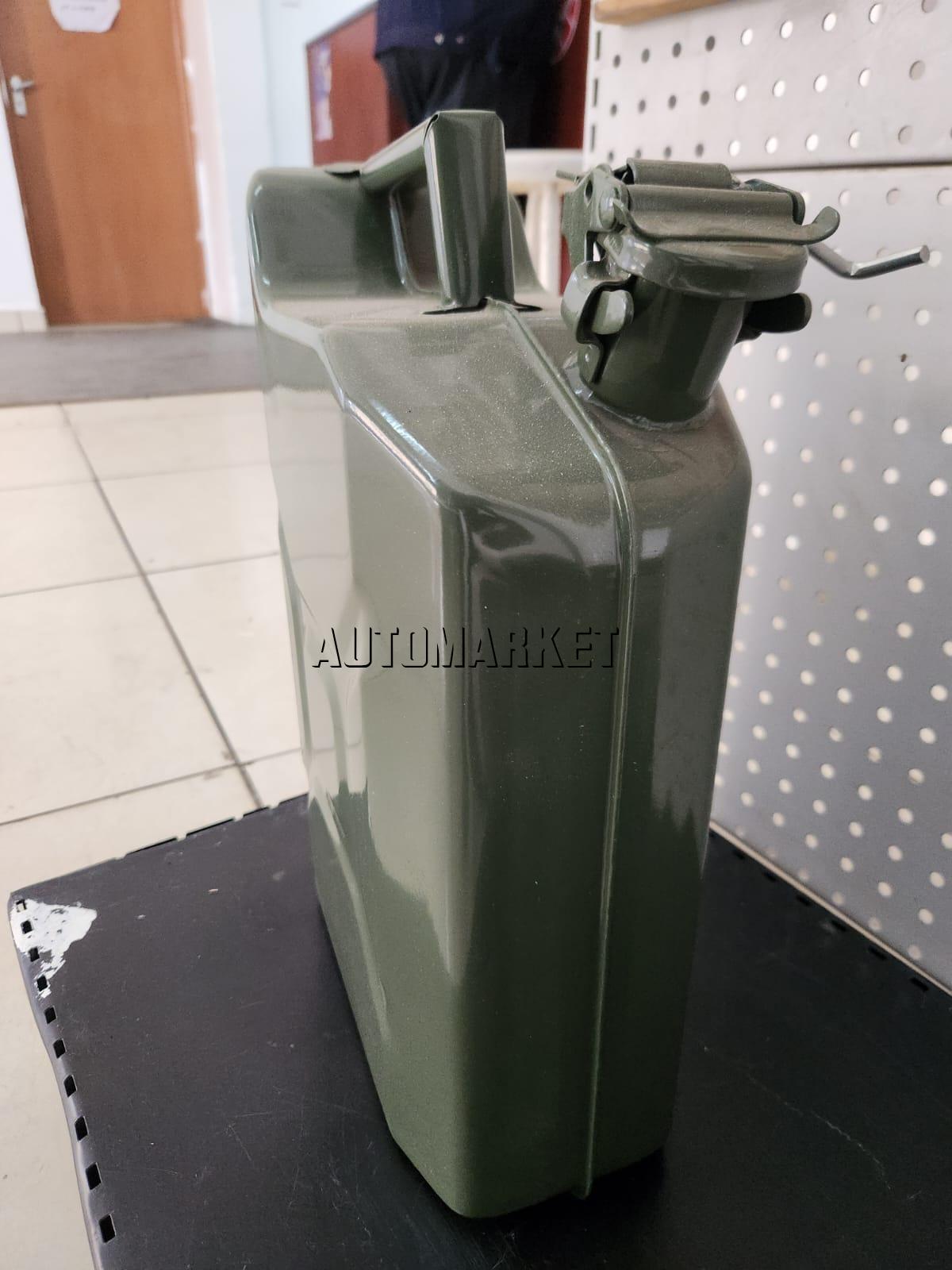 10L Metallic Fuel Jerry Can – Heavy Duty Steel Fuel Can
