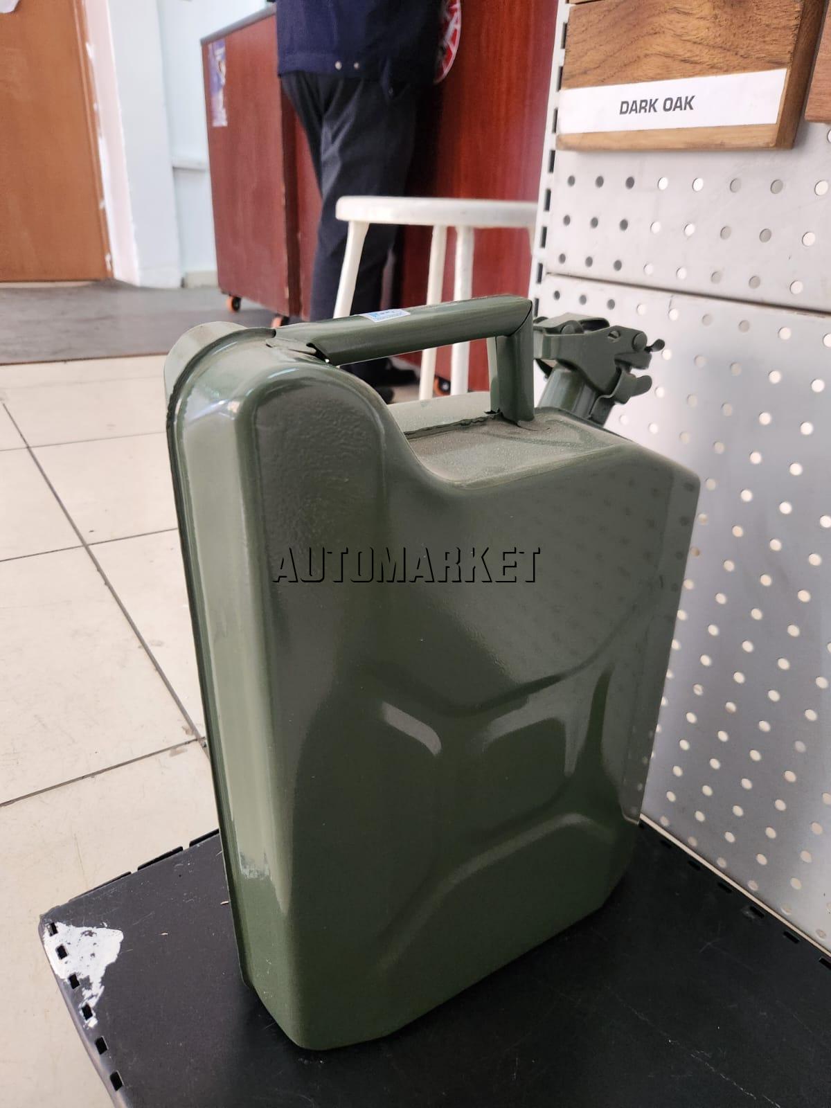 10L Metallic Fuel Jerry Can – Heavy Duty Steel Fuel Can