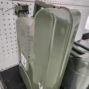 10L Metallic Fuel Jerry Can – Heavy Duty Steel Fuel Can