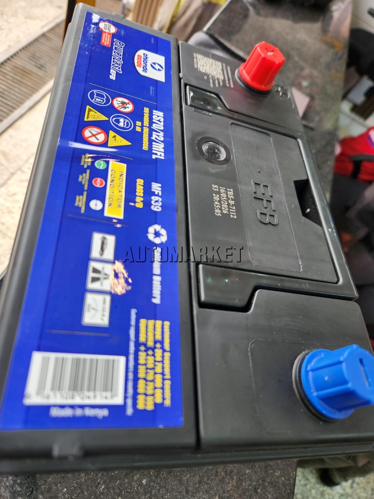 Chloride Exide PowerLast NS70 EFB Start-Stop Battery
