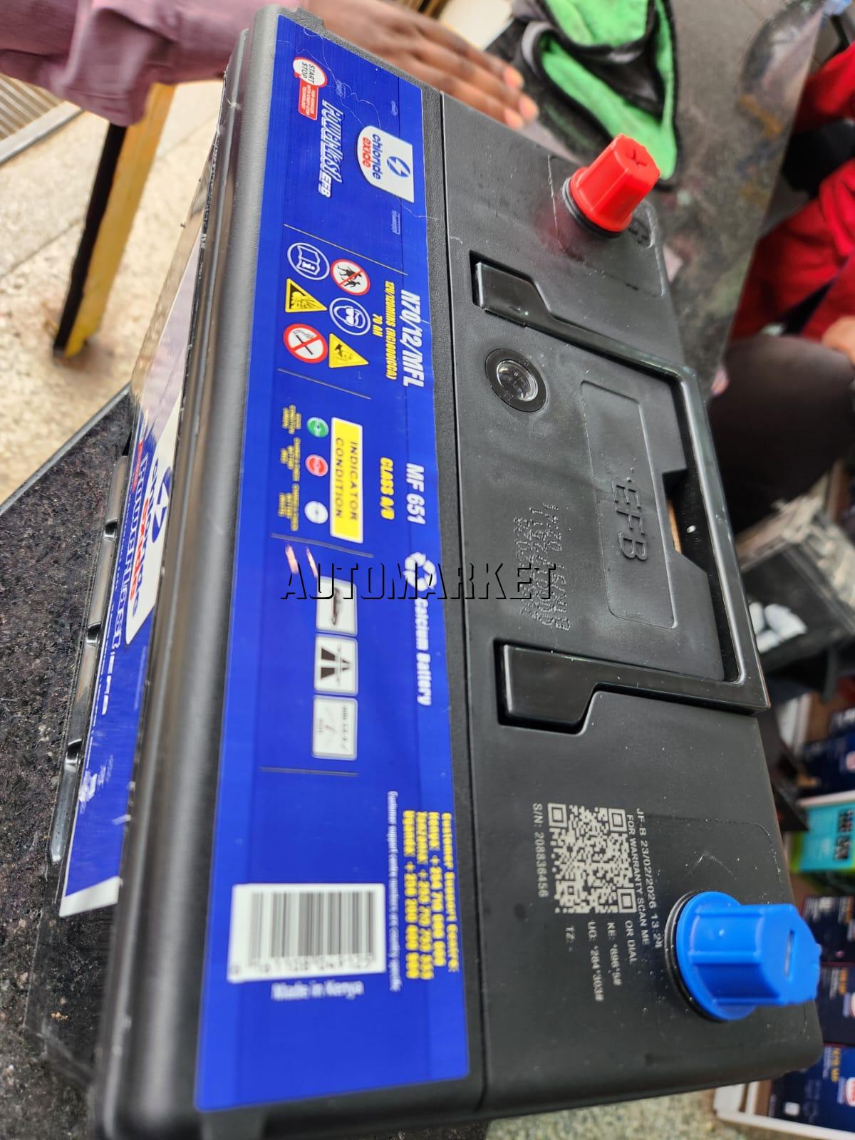 Chloride PowerLast N70 EFB Start-Stop Battery