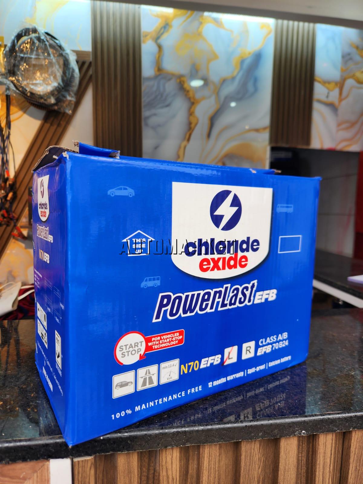 Chloride PowerLast N70 EFB Start-Stop Battery