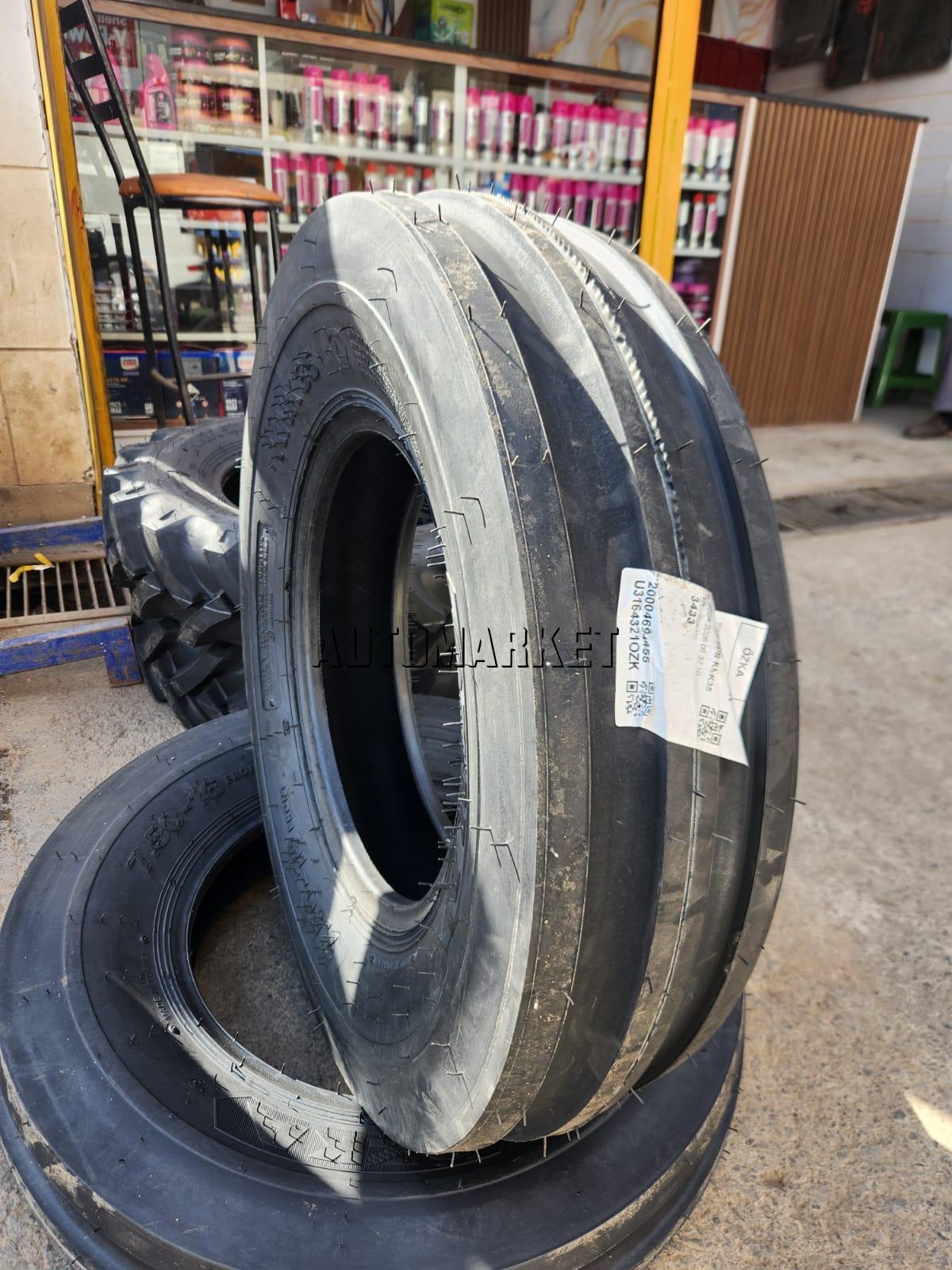 7.50-16 OZKA Tractor Tyre 8PR Ribbed – Made in Turkey