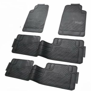 Black Universal Floor Mats for 7-Seater Vehicles