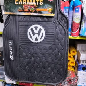Volkswagen Car Floor Mats – White Logo