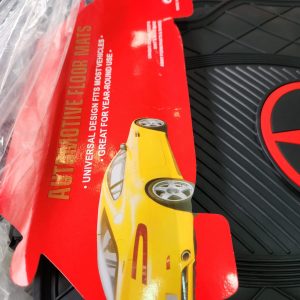 Mercedes-Benz Floor Mats – Black with Red Logo