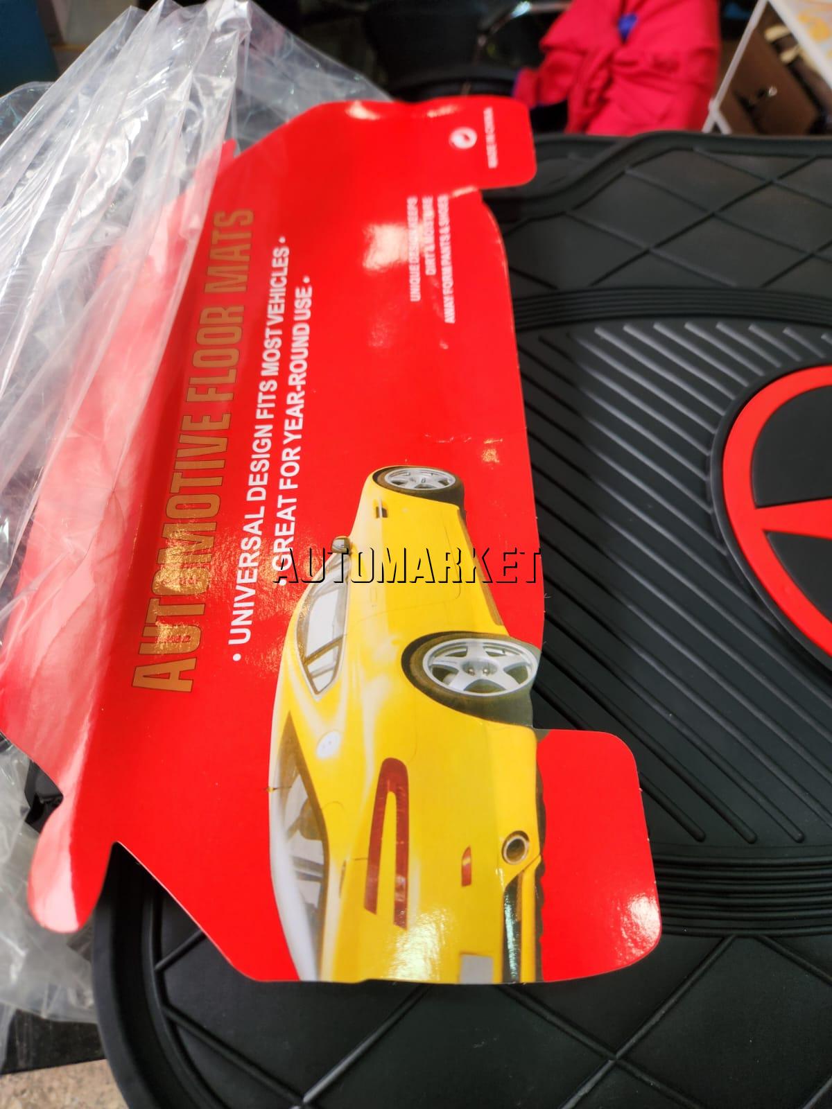 Mercedes-Benz Floor Mats – Black with Red Logo