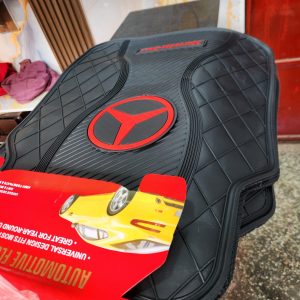 Mercedes-Benz Floor Mats – Black with Red Logo