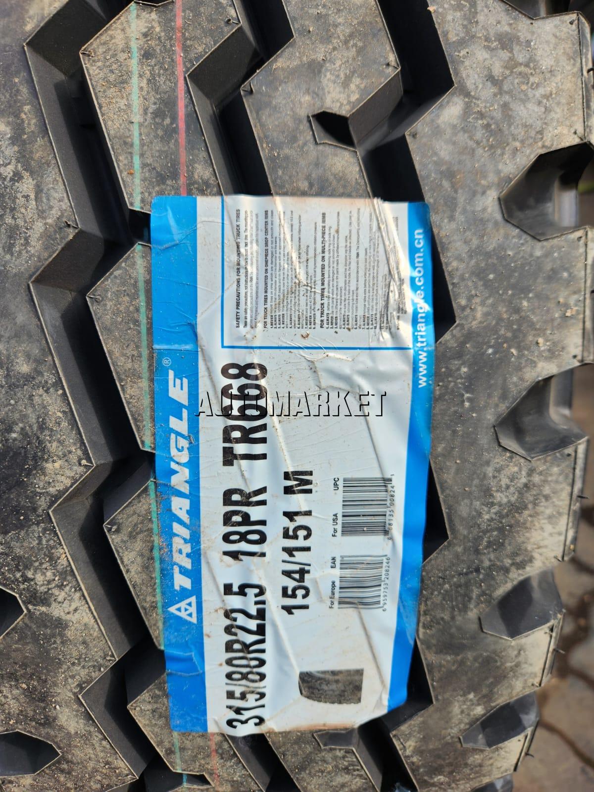 315/80R22.5 Triangle TR668 All Position Tyre