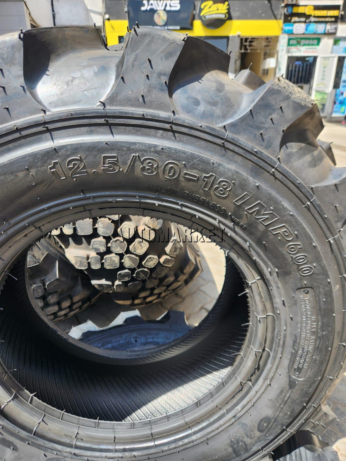 12.5/80-18 Armour IMP600 14PR Tubeless Industrial Tyre – Made in China