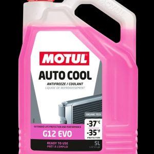 Motul Auto Cool G12 EVO -37°C Ready-to-Use Coolant – 5L