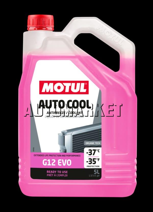 Motul Auto Cool G12 EVO -37°C Ready-to-Use Coolant – 5L