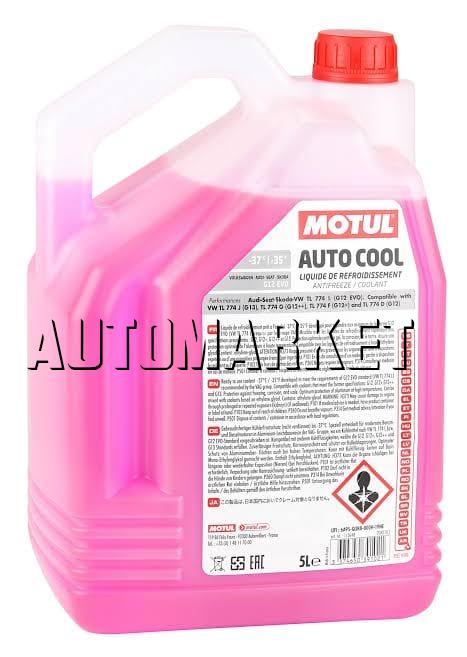 Motul Auto Cool G12 EVO -37°C Ready-to-Use Coolant – 5L