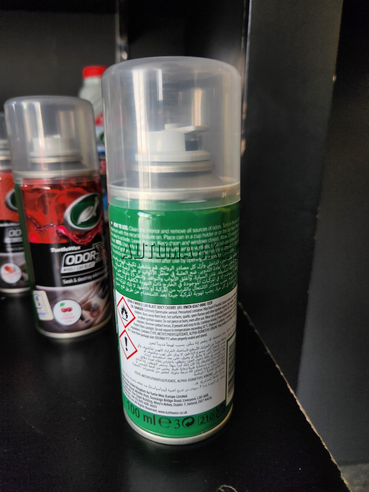 Turtle Wax Odor-X Whole Car Blast – Juicy Cherry 100ml