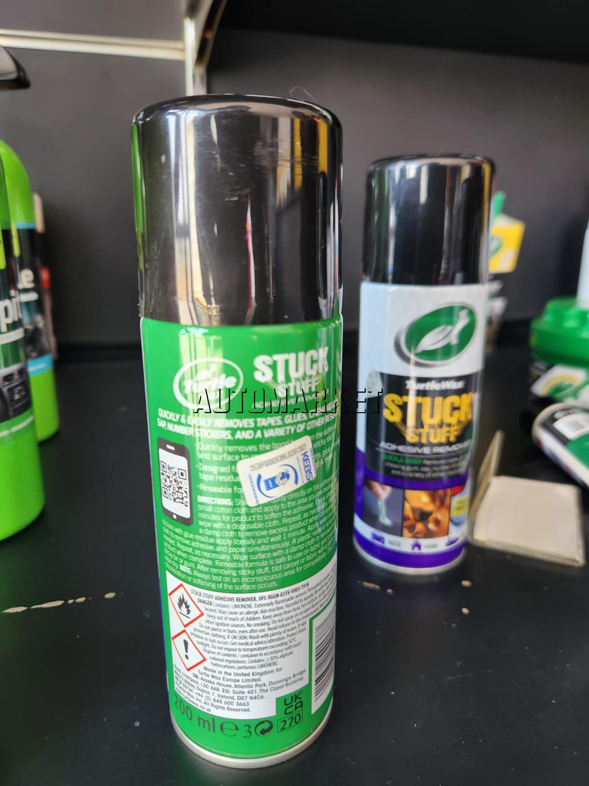 Turtle Wax Stuck Stuff Adhesive Remover 200ml