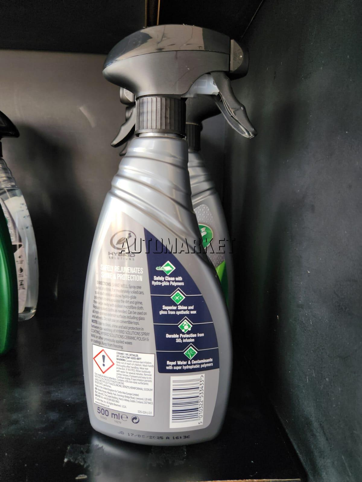 Turtle Wax Hybrid Solutions Ceramic 3-in-1 Detailer 500ml